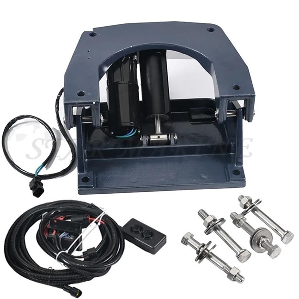 Marine Tailboard Hydraulic Lifter Fit for Outboard Motor 40-115HP 12V Vertical Assembly