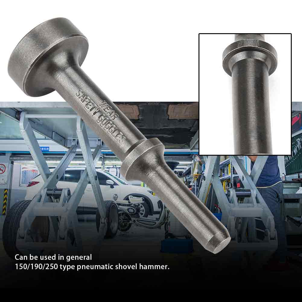 Smoothing Air Hammer, Length Impact Tool Air Hammer Bit Set Extended Special Alloy Steel Pneumatic Drifts Smoothing Air Hammer Bit, Glass Wood Stone for Metals(100mm)