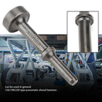 Smoothing Air Hammer, Length Impact Tool Air Hammer Bit Set Extended Special Alloy Steel Pneumatic Drifts Smoothing Air Hammer Bit, Glass Wood Stone for Metals(100mm)