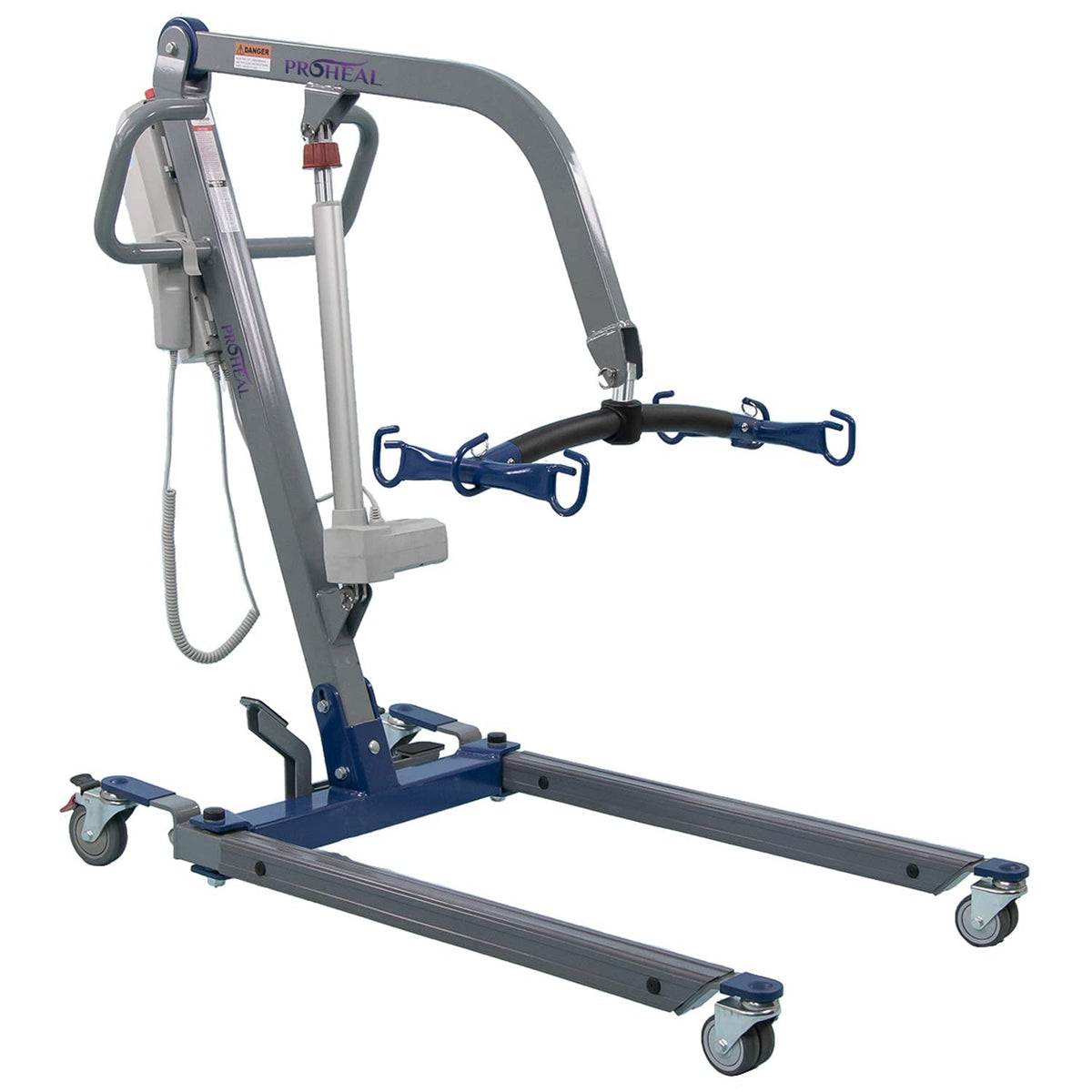 ProHeal All-in-One Patient Lift - Portable Patient Lift for Home Use and Facilities - Universal Electric Lift for Car, Chair, Bed, and Floor - 350 lb. Weight Capacity - 4-Point Spreader Bar