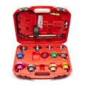 Water Tank Leak Detector Radiator Pressure Tester Pump Leak Cooling System Checker 14 pcs