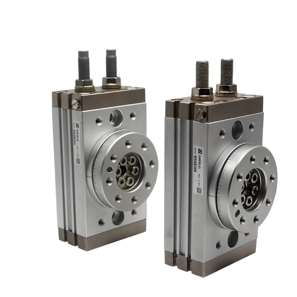 1pcs Pneumatic Rotary Cylinder MSQB Adjustable Cylinder Rotary 0-190 Degrees MSQB10A MSQB20A MSQB30A MSQB50A MSQB20R MSQB30R(MSQB50R)