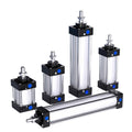 SC50X800 Standard Pneumatic Cylinder 50mm Bore Size X 800 MM Stroke Double Acting Air Standard Cylinder