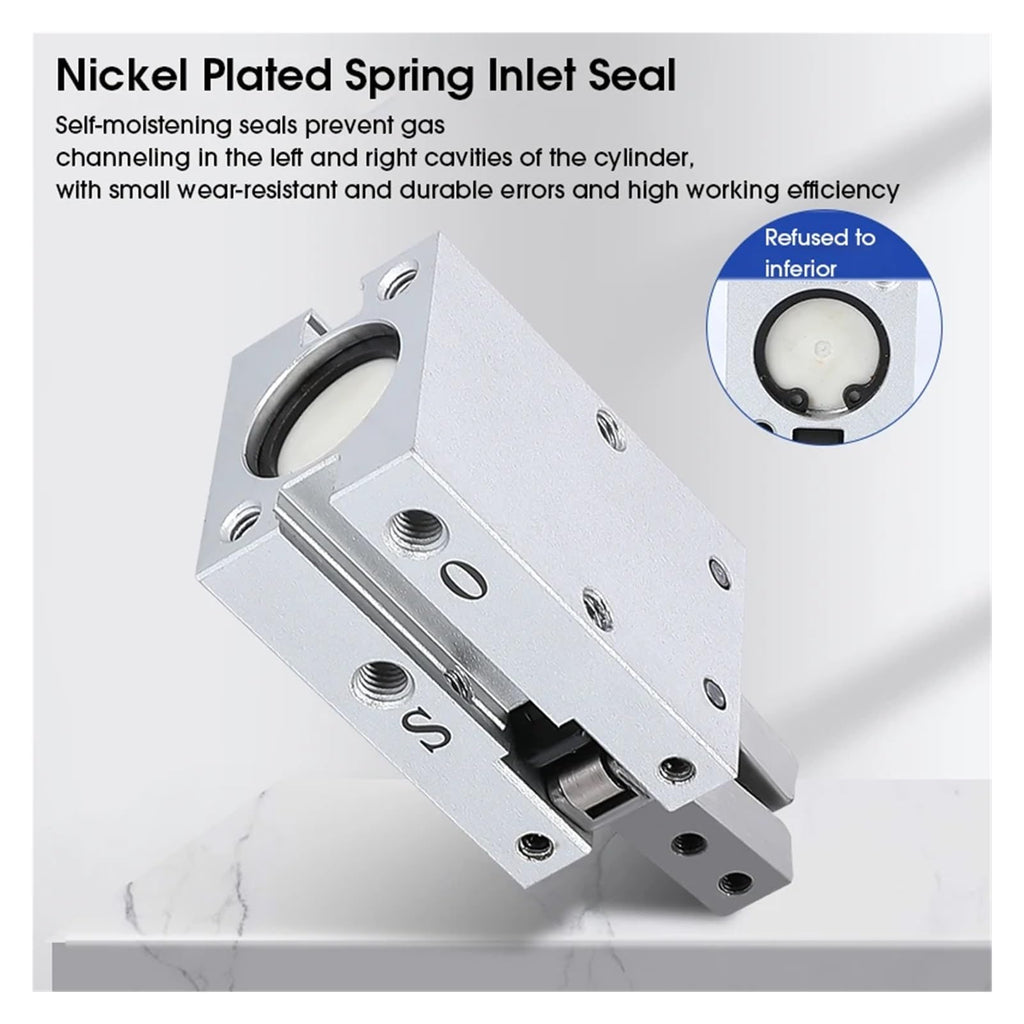 1pcs MHC2 10D 16D 20D 25D 32D Double Acting Pneumatic Gripper Angular Style Aluminium Clamps Air Cylinder(MHC2-32D)