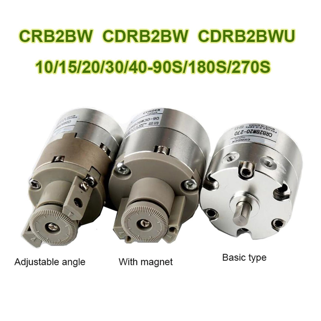 CDRB2BW Pneumatic Rotary Actuator Rotary Cylinder Single Blade 10 15 20 30 40-90S 180S 270S Vane Type CRB2(20-90S)
