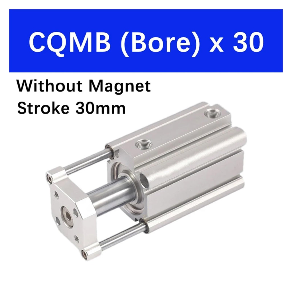 CQMB80 CQMB100 Guide Rod Compact Air Pneumatic Cylinder CQMB100-5 CQMB20-10 CQM80-15 25-25 25-20 25-30(Stroke 30mm,CQMB80 (Bore 80mm))