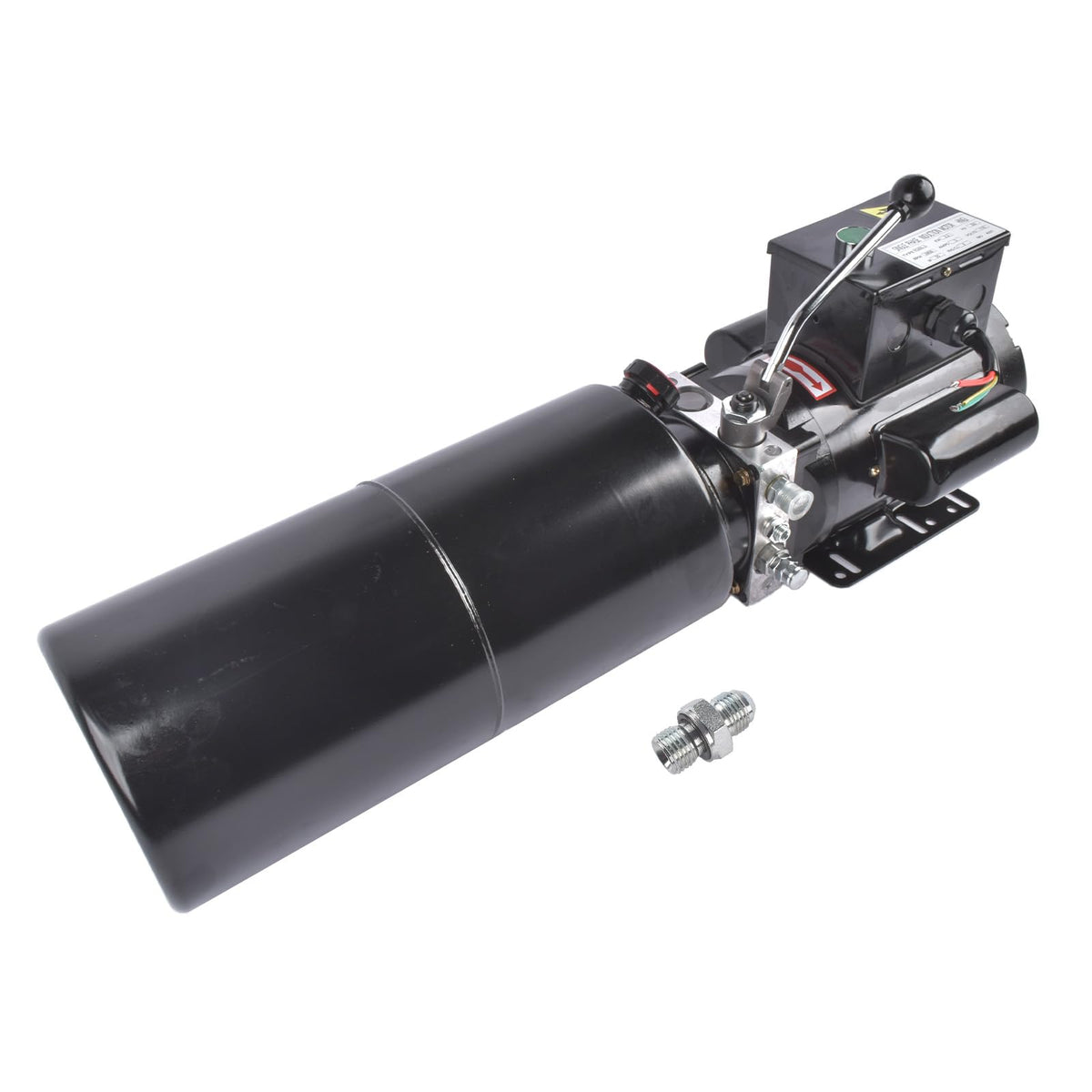 10 Quart/ 2.64 Gal Car Lift Hydraulic Pump Hydraulic Power Unit Single Acting 110V w/ 10L Steel Tank 2.2 KW 3400 RPM