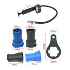 Coolant Pressure Tester kit 18pcs Auto Repairing Pressure Gauge Kit Pressure Gauge Barometers Radiator Leak Detector Car Cooling System Tester Vacuum Type Cooling System Kit
