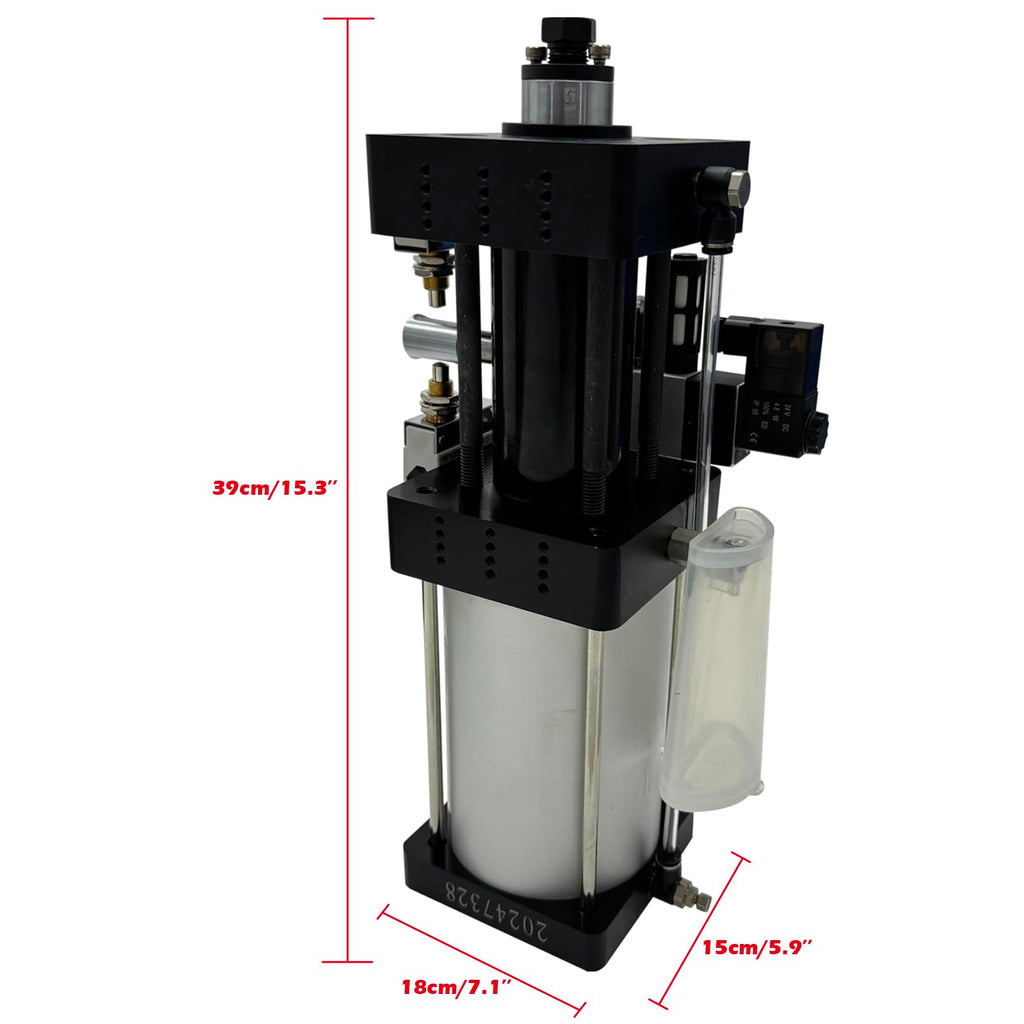 3.5T Pneumatic Air Boosting Pressure Cylinder for CNC Machining Center 15mm Stroke