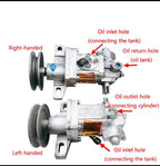 Hydraulic Gear Pump Tricycle Dump 310 Oil Assembly Single Groove Double Lift(Right-handed-01)