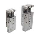 1pcs Double Rod Guide Rail Slide Pneumatic Cylinder MXS12-100 MXQ16 MXS12L MXQ16L bore 12 16mm Stroke 10-125mm Slide Cylinder(MXQ12L)