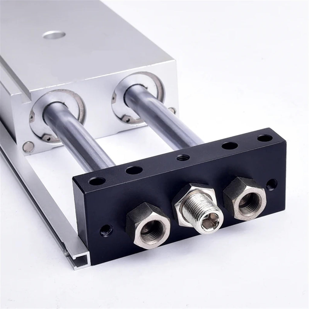 Small Pneumatic Slide Double-axis Double-Rod Cylinder STMS10/16/20/25 Stroke 25/50/75/100/125/150/175/200/250/300(Stroke 75mm)
