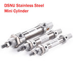 DSNU Stainless Steel Double Acting Mini Pneumatic DSNU32 25 * 50X75X80X100-P-A Air Cylinder 1PCS(Stroke 250mm)