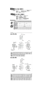 1PCS Finger cylinders Pneumatic Component air Clamping Cylinder MHT2/MHS/MHL2/MHF2(40D)