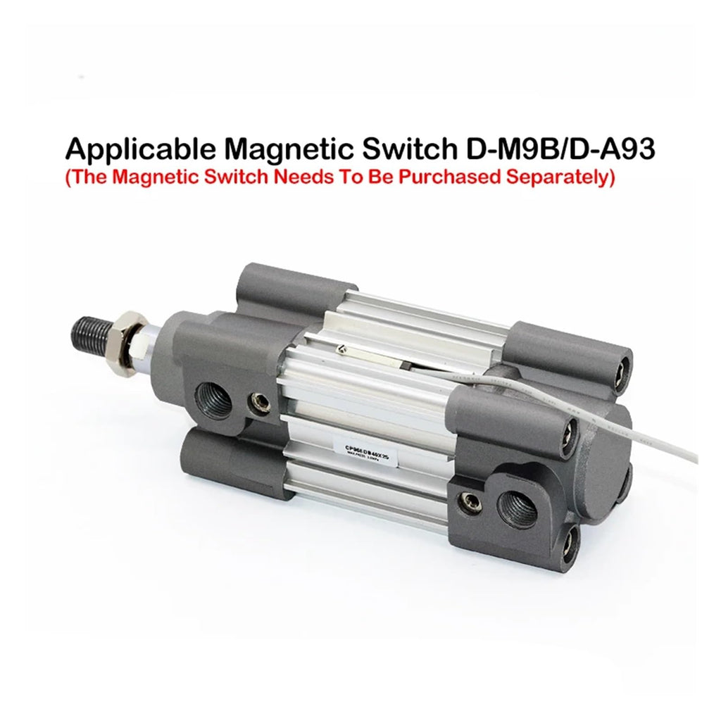 1 Pcs CP96SDB Series Standard Cylinder Cylinder bore 32mm/40mm/50mm/63mm/80mm/100mm Stroke 25-350mm(Stroke 225mm)
