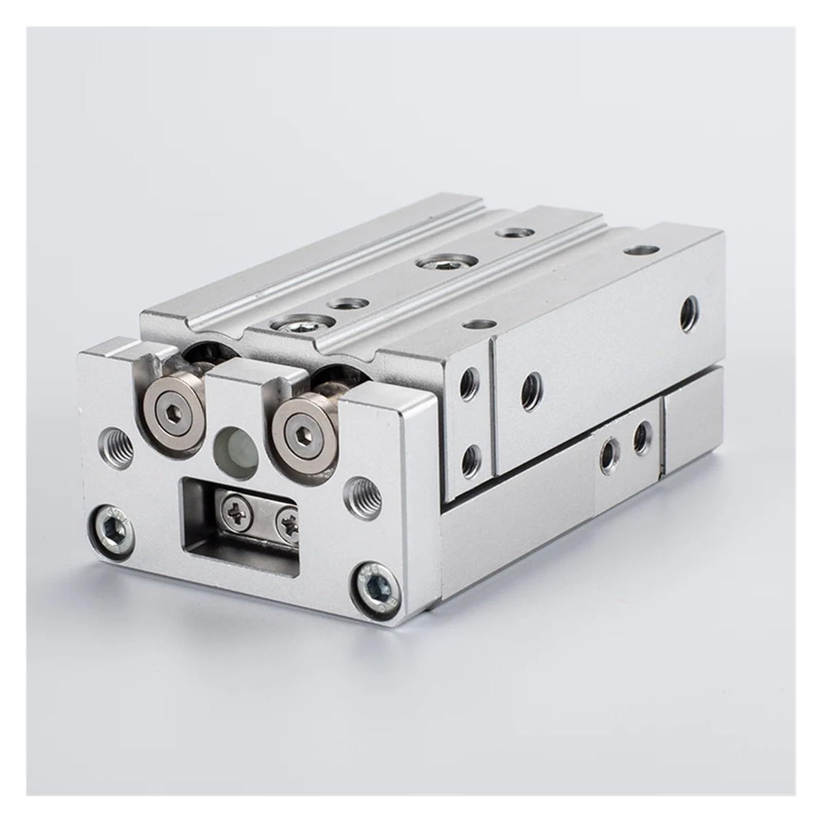 MXS16, MXS20, MXS25 MXS Workbench Double Rod Guide Rail Pneumatic Cylinder Stroke 10-150(Stroke 30mm,MXS16)