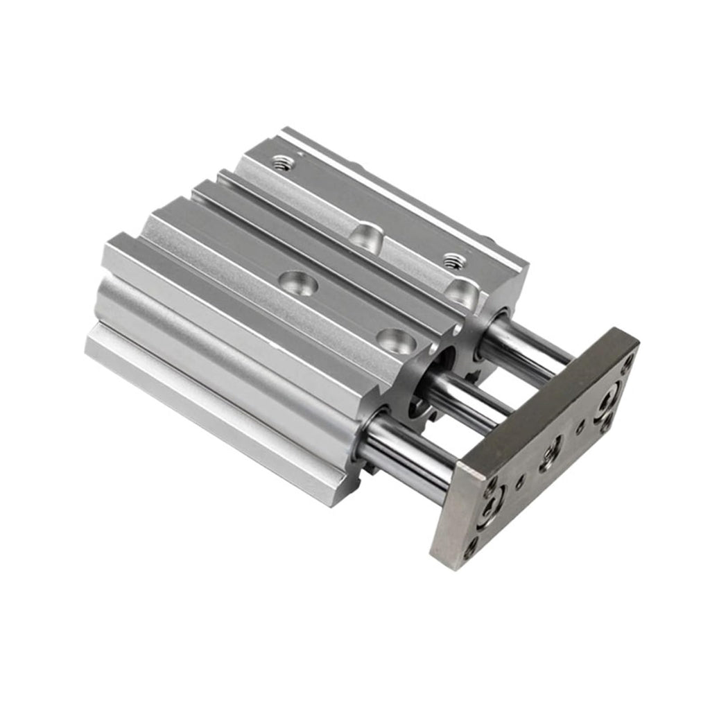 MGPM with Guide Rod Hole MGPM20, MGPM25, Stroke 10-175mm, Compact Guide Cylinder, Thin Three-axis Cylinder(Trip 20mm,MGPM25)
