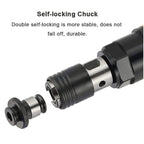 Handhold Pneumatic Tapping, Straight Type Self-Locking Tapping Machinewith 6 ChucksMachine, 700-2000RPM Speed Adjustable for Drilling/Tapping