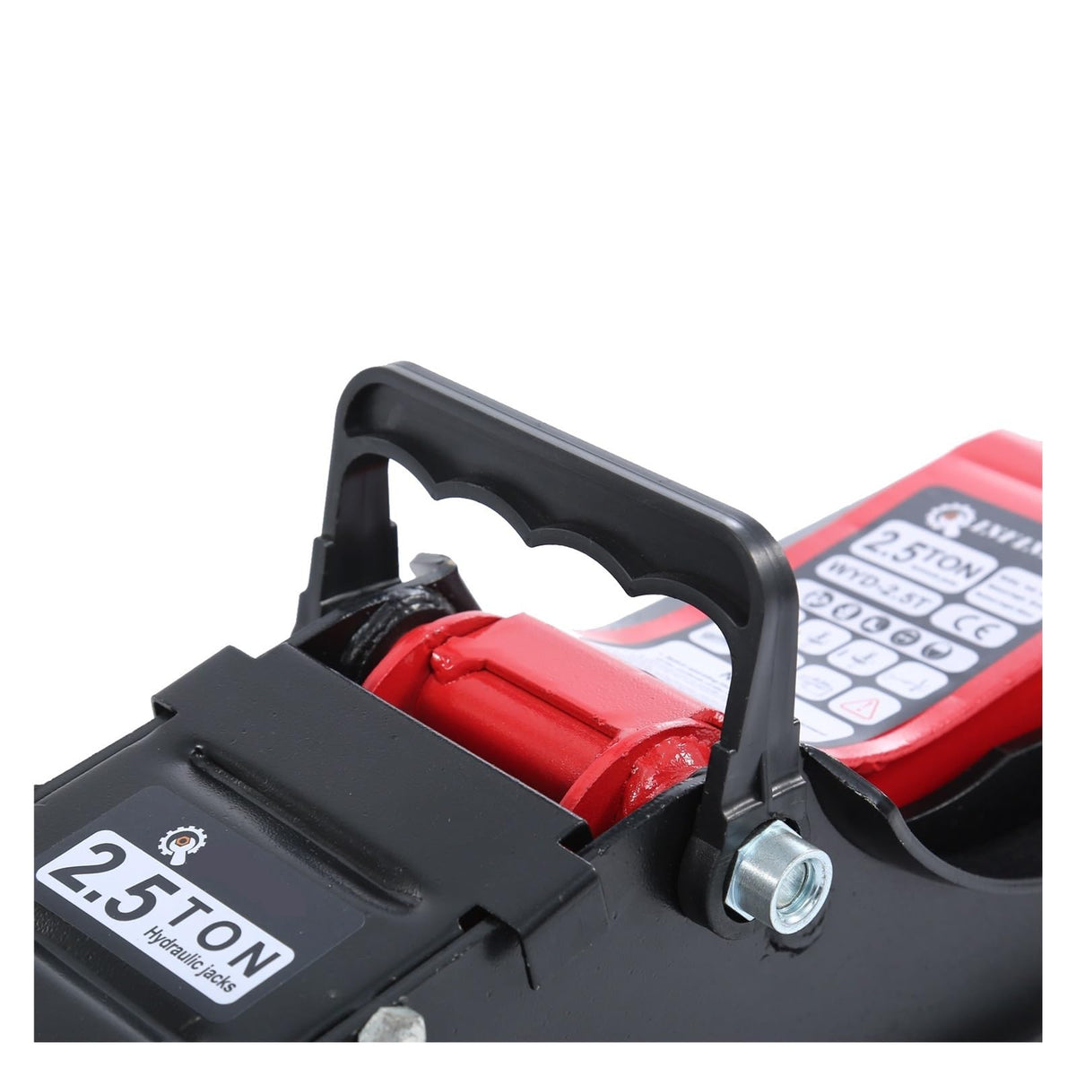 2.5 T Hydraulic Car Jack with Wheel Portable Manual Tire Replacement Repair Tool Pump Heavy Duty for Truck Auto Vehicle Lifting Easy Lift