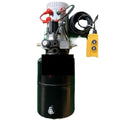 Car Hydraulic Pump 12V DC Single Acting DumpTrailer Power Unit Remote Control Crane Truck Car Lift Motorr 3200PSI(12v 8L)