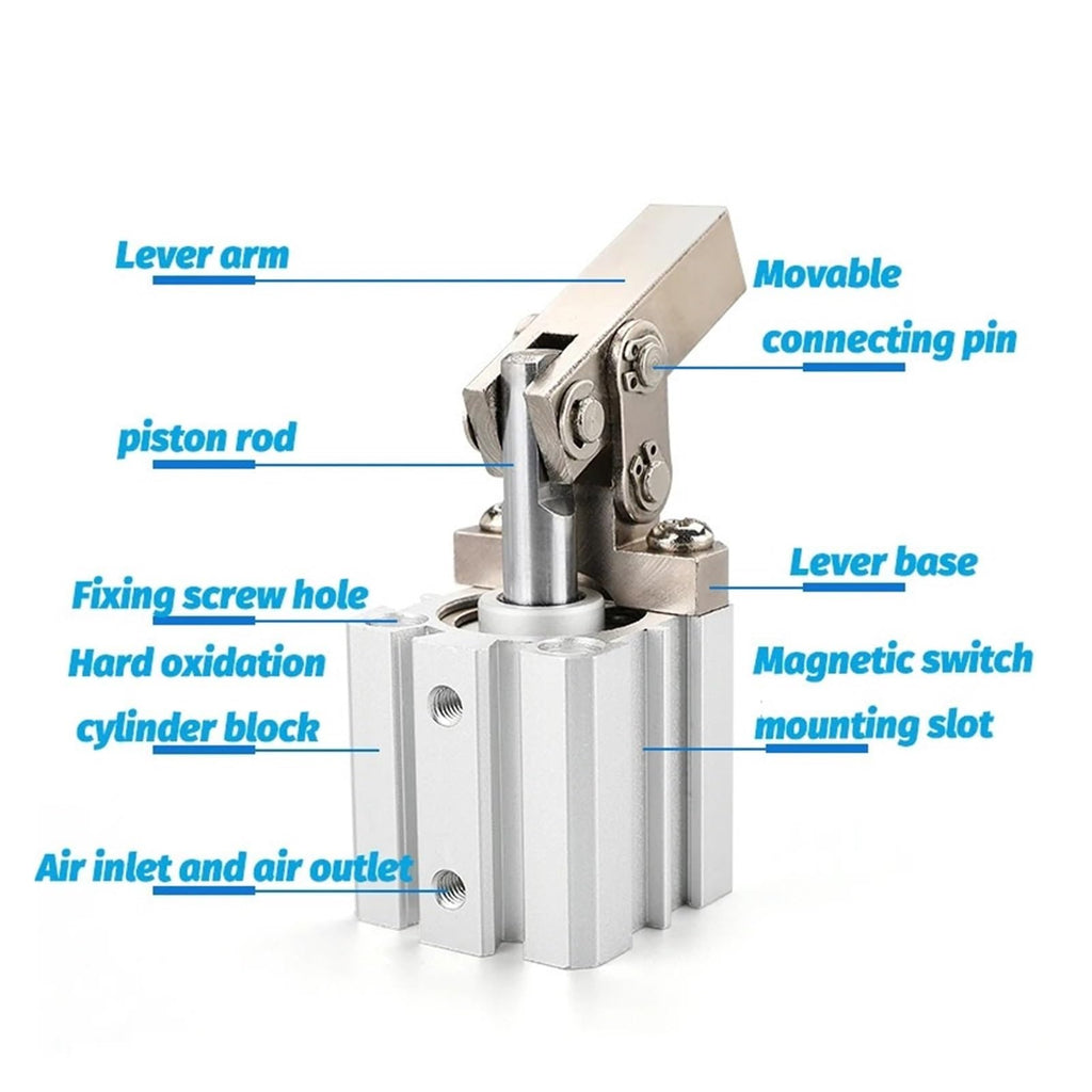 Lever Cylinder Pneumatic Clamping Rocker arm air Compression Fixture Cylinder ALC-25/32/40/50/63/80 JGL-25/32/40/50/63/80(ALC-63)
