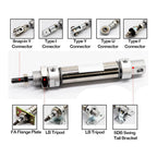 1 Pcs MA25-450 500mm Pneumatic Cylinder 25MM bore 25-500mm Stroke Small Stainless Steel Piston Double Acting Mini Cylinder