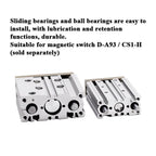 Pneumatic Compact Guide Cylinder MGPL32-100 Stroke 50/75/100/125/150/200MM(Stroke 75mm)