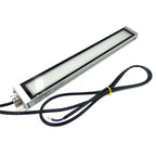 24W LED Panel Light DC 24V CNC Machine Tools Working Lighting Tempered Frosted Glass Waterproof IP67