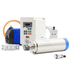 2.2KW ER20 Water Cooled Spindle Kit Spindle 4 Bearings & 2.2KW Inverter VFD & 80mm Spindle Bracket & 75w Water Pump(Ceramic Ball Bearing)