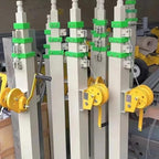3-6 Section Retractable Galvanized Electric Winch Hydraulic Light Tower Telescopic Mast Machine Lighting Mast/Tower 1pcs(3m)