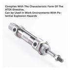 DSNU Stainless Steel Double Acting Mini Pneumatic DSNU16 25 * 50X75X80X100-P-A Air Cylinder(Stroke 275mm)