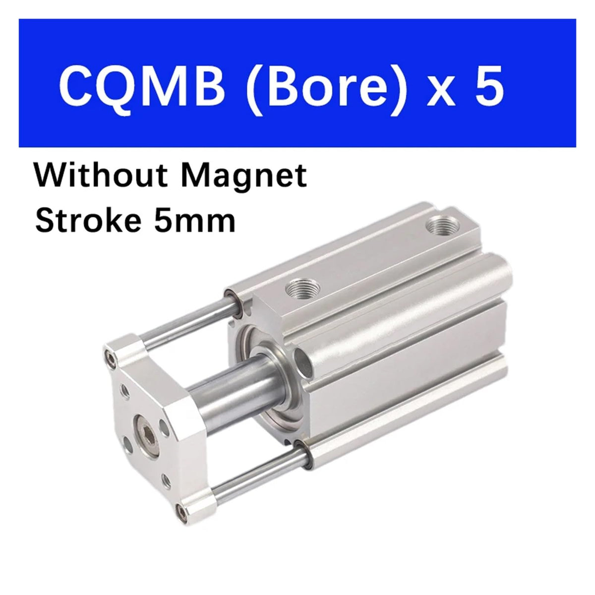 CQMB80 CQMB100 Guide Rod Compact Air Pneumatic Cylinder CQMB100-5 CQMB20-10 CQM80-15 25-25 25-20 25-30(Stroke 5mm,CQMB80 (Bore 80mm))