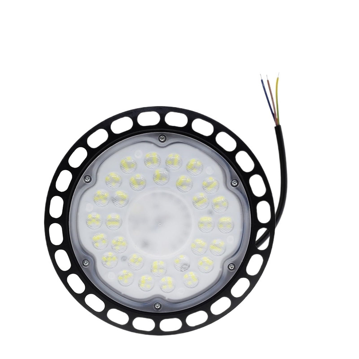 UFO Floodlight LED Industrial Lamp High Bay Light Waterproof Lampara for Market Warehouse Garage Gym Workshop Lamp(200W,White)