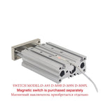 Pneumatic Air Cylinder 16-20Z Compact Guide Cylinder Thin Three Axis Air Pneumatic Cylinder with Guide Rod Bore 12 16mm Stroke 10-150mm MGPL12 16 Double Acting