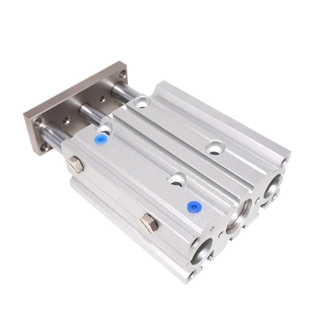 Compact Guide Cylinder Thin Three axis air Pneumatic Cylinder with Guide Rod bore 50mm Stroke 25-150mm MGPL50(100mm Stroke,MGPL50)