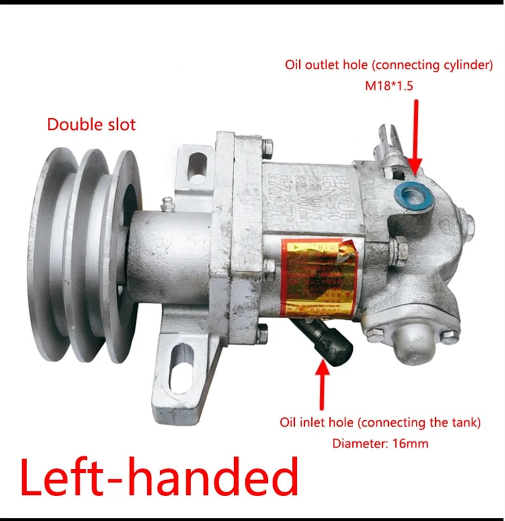 Hydraulic Gear Pump Tricycle Dump 310 Oil Assembly Single Groove Double Lift(Left-handed-01)