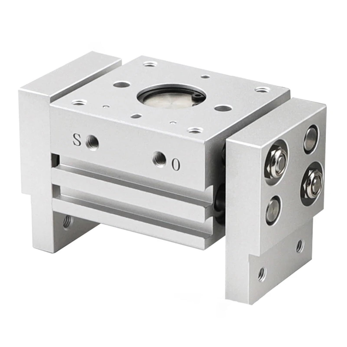 MHL2 Series Double Acting Pneumatic Gripper Replacement Fulcrum Finger Air Cylinder 10D/16D/20D/25D/10D1/16D1/20D1/25D1(MHL2-20D1)