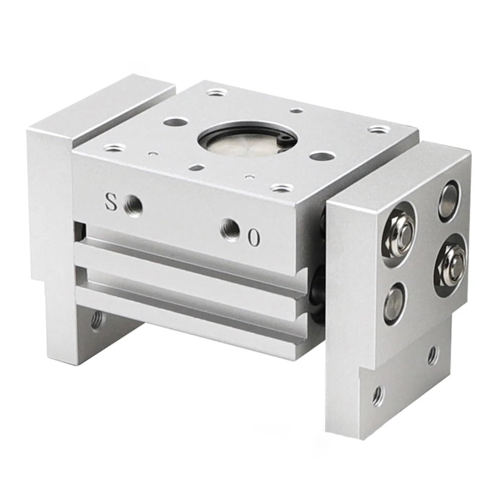 MHL2 Series Double Acting Pneumatic Gripper Replacement Fulcrum Finger Air Cylinder 10D/16D/20D/25D/10D1/16D1/20D1/25D1(MHL2-25D1)