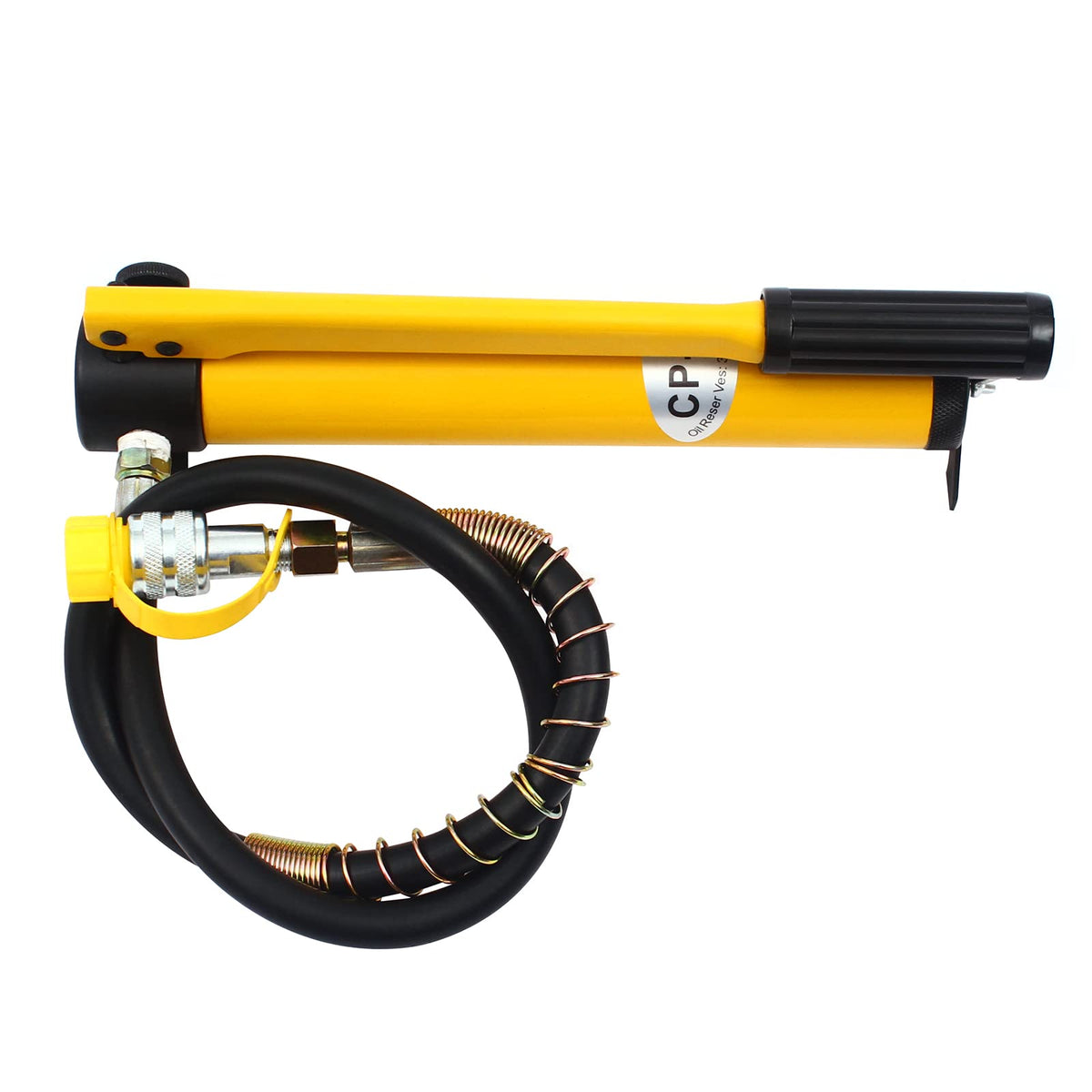 10000PSI Hydraulic Manual Pump - CP-180 Portable Hand Operated Lifting Pump for Hydraulic Tools, Includes Steel Ball & Sealing Ring, Ideal for Single Acting Applications (10T， 3.9)