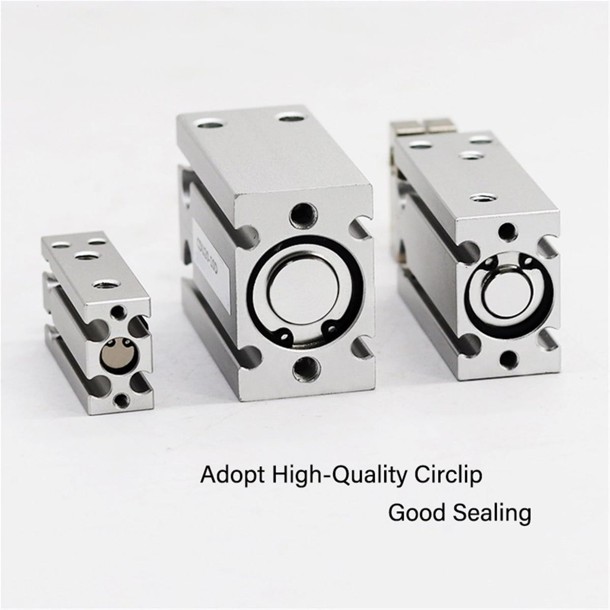 CDU10/16 * 10-20-50-10/20/30-XC8 Adjustable Stroke Single Rod Double Acting Small Pneumatic Cylinder(CDU10X30-30-XC8)