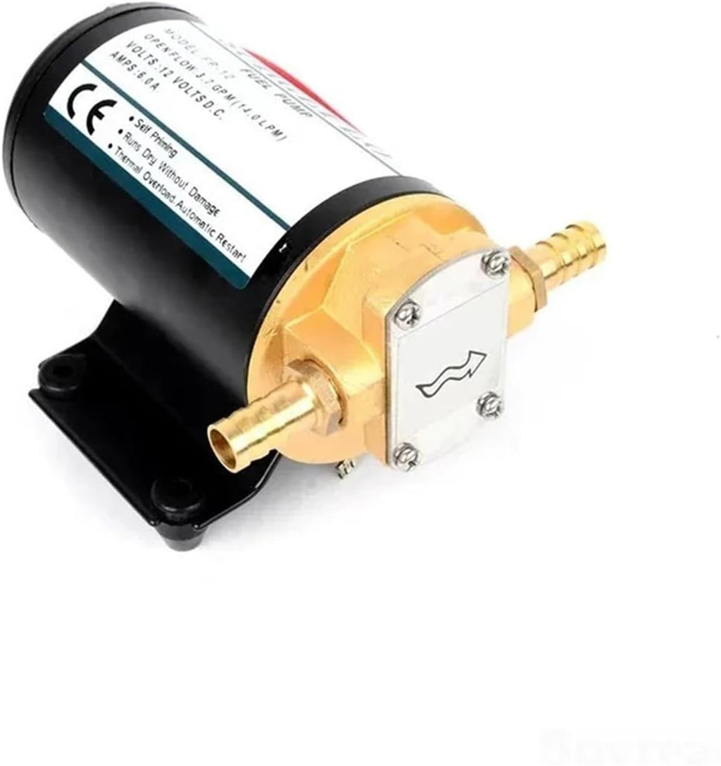 Sewage/Effluent Pumps 12V 24V 12L/min 0.3Mpa Lift 3m Wine Beer Coffee Diesel Gasoline Oil Transfer Gear Pump Electric Car Fuel Engine
