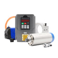 1.5kw ER16 Water Cooled Spindle kit 80x220mm 4 pcs Bearings 0.01mm Accuracy & 1.5kw Drive & Holder & 75w Pump(HY-VFD,220v)