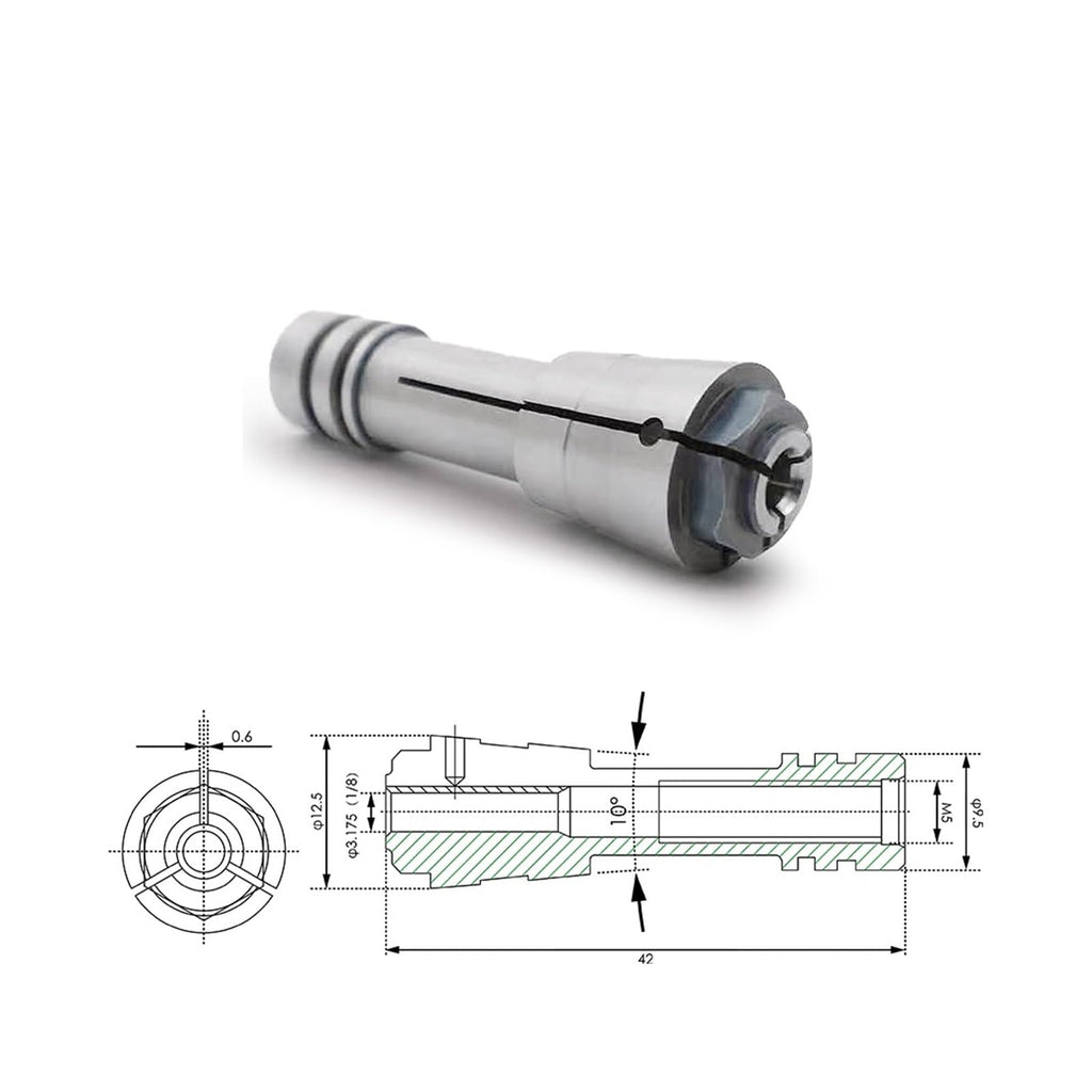 1.8kW 220V ATC Water Cooled Spindle Motor Automatic Tool Change 10000-60000rpm 3.175mm, 4mm, 6mm(4mm)