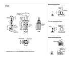 HFZ10 HFZL16 HFK10 HFKL20 Parallel Air Gripper Pneumatic Cylinder Double or Single Acting Gripper(HFKL25)