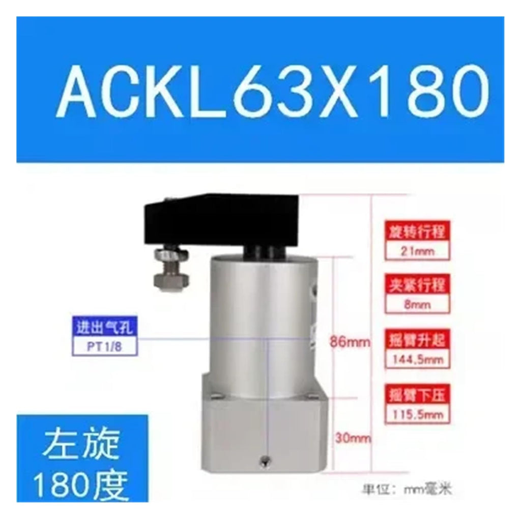 Small Pneumatic Angle Cylinder rotates 90 Degrees ACKL/R25 32 40 50 63X90(ACKL63X180)