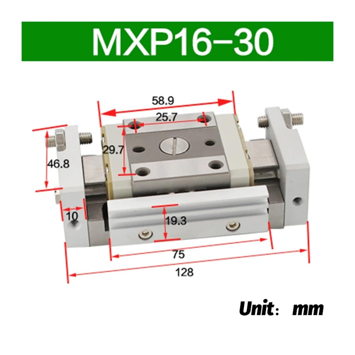 Air Slide Table air Slide Table Pneumatic Cylinder Double Acting cylinders MXP8-10 20 MXP10-10 20 MXP12-20(MXP16-30)
