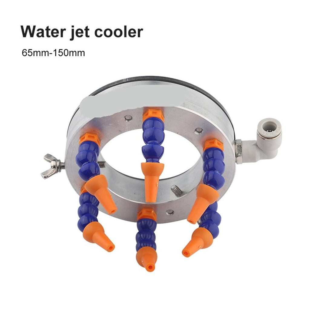 Spindle Cooling Ring Water Spray Cooler Engraving Machine Ring tone Spindle Motor Tool Cooling Nozzle(Blue)