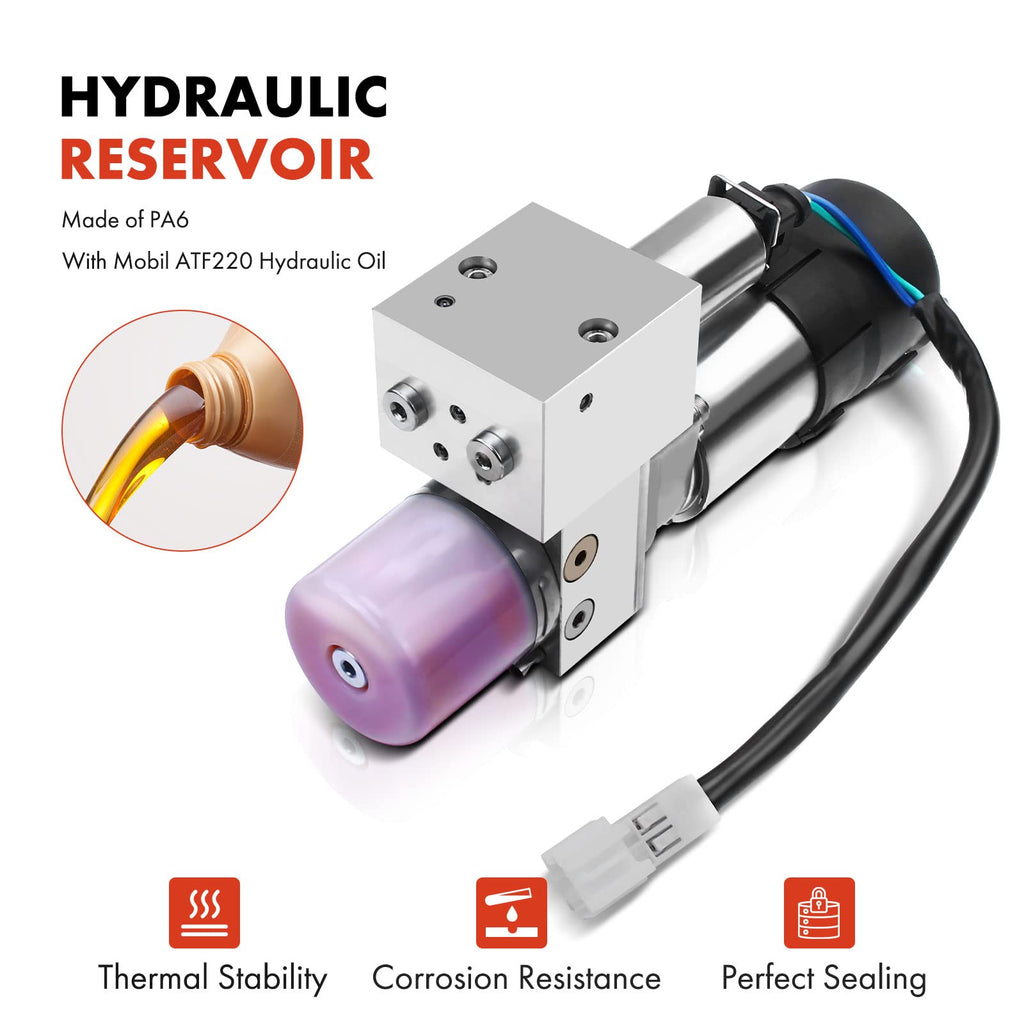 A-Premium 4 Pins Hydraulic Liftgate Pump Compatible with Mercedes-Benz