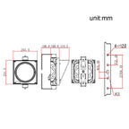 Mini Traffic Signal Light, LED Traffic Light Stop Light, 1 Light X/Arrow, for Industrial Loading Dock Bay Light, Indicator Light (Color : Remote Control, Size : 200mm-110v)(Remote Control,200MM 24v)