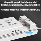 Small Pneumatic Precision Guide Rail Thin Slide Cylinder MXF Series MXW8-25 8-50 MXW12-50 12-100 MXW16-125 MXW16-175(MXF8-25)